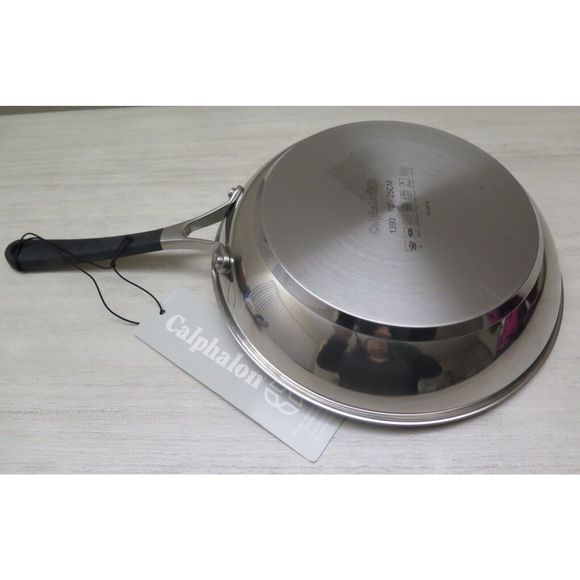 Calphalon 1388 8" Frying Pan & 1390 10" Tri-Ply Stainless Steel Frying Pan Set - Picture 4 of 14